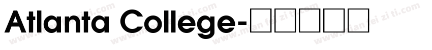 Atlanta College字体转换